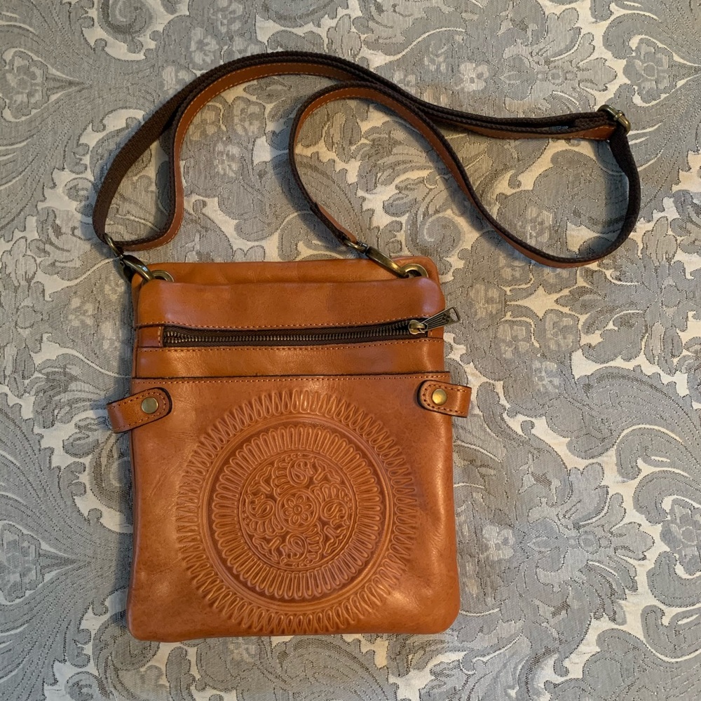 Patricia Nash leather crossbody purse